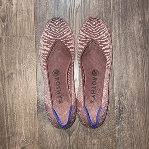 Rothy’s The Flat Desert Sand Metallic